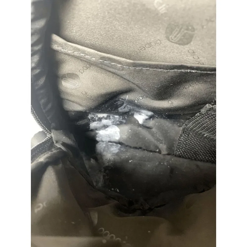 Quilted Black Baby Backpack - Unbranded